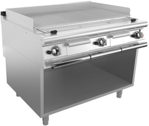 Lava stone grill GAS Μ120 - Stainless steel grill - Μ120 ON CABINET CR1657869