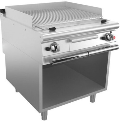 Lava stone grill GAS Μ80 - Stainless steel grill - Μ80 ON CABINET CR1657829