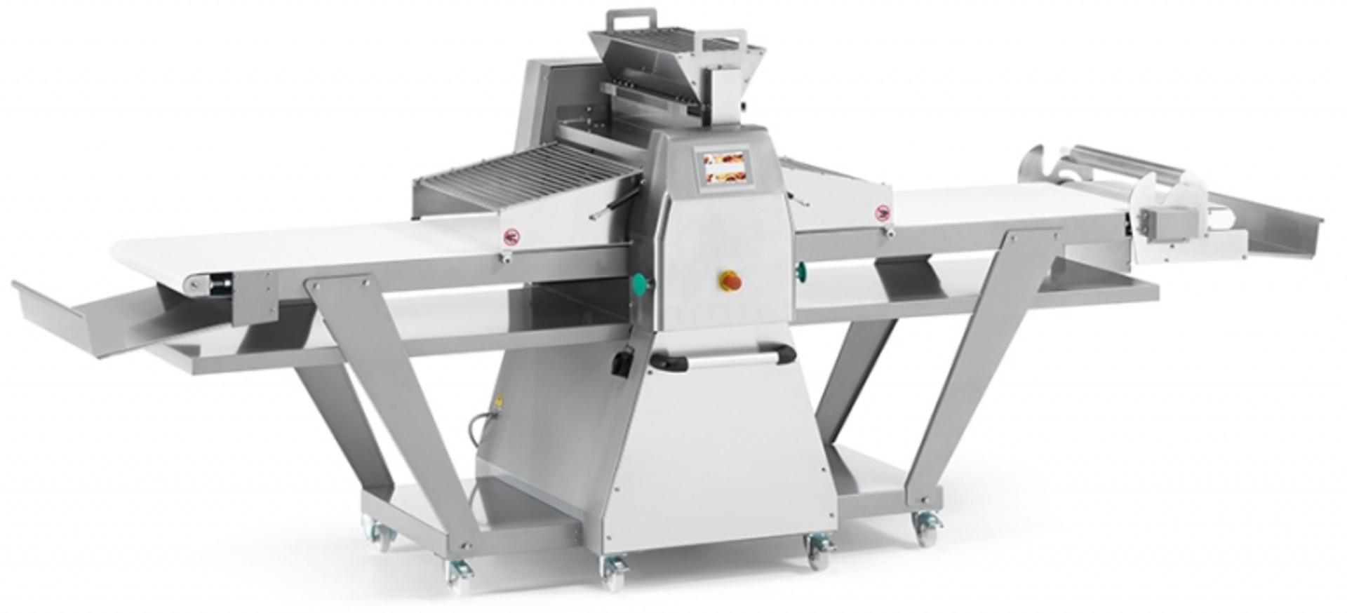 Automatic bread slicer with motorized belts - MAC PAN